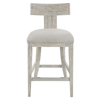 Idris Counter Stool in Whitewashed (52|23693)