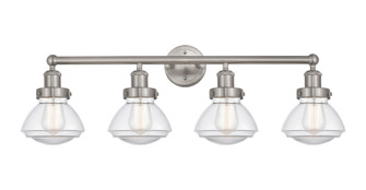 Edison Four Light Bath Vanity in Brushed Satin Nickel (405|616-4W-SN-G322)