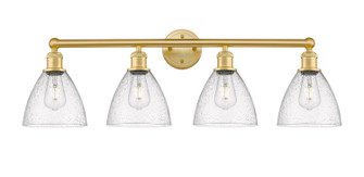 Edison Four Light Bath Vanity in Polished Chrome (405|616-4W-PC-GBD-754)