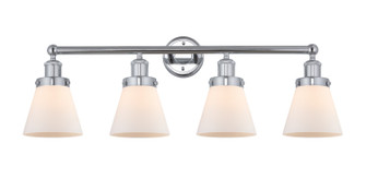 Edison Four Light Bath Vanity in Polished Chrome (405|616-4W-PC-G61)