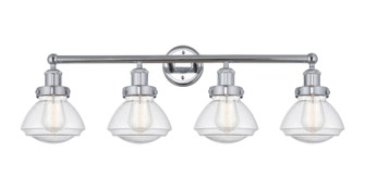 Edison Four Light Bath Vanity in Polished Chrome (405|616-4W-PC-G324)