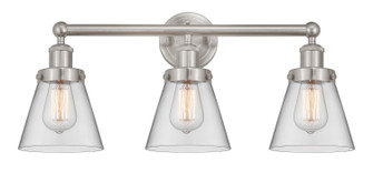 Edison Three Light Bath Vanity in Brushed Satin Nickel (405|616-3W-SN-G62)
