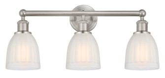 Edison Three Light Bath Vanity in Brushed Satin Nickel (405|616-3W-SN-G441)