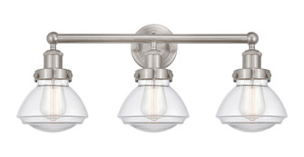 Edison Three Light Bath Vanity in Brushed Satin Nickel (405|616-3W-SN-G322)