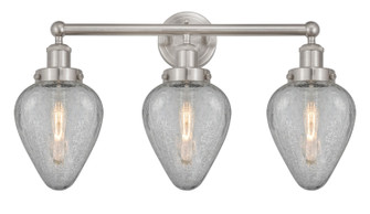 Edison Three Light Bath Vanity in Brushed Satin Nickel (405|616-3W-SN-G165)