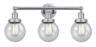 Edison Three Light Bath Vanity in Polished Chrome (405|616-3W-PC-G204-6)