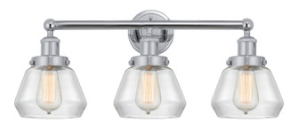 Edison Three Light Bath Vanity in Polished Chrome (405|616-3W-PC-G172)