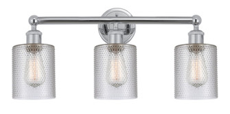 Edison Three Light Bath Vanity in Polished Chrome (405|616-3W-PC-G112)