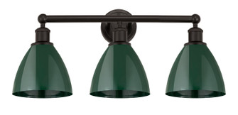 Edison Three Light Bath Vanity in Oil Rubbed Bronze (405|616-3W-OB-MBD-75-GR)