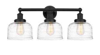 Edison Three Light Bath Vanity in Matte Black (405|616-3W-BK-G713)