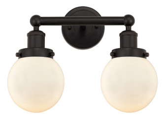 Edison Two Light Bath Vanity in Oil Rubbed Bronze (405|616-2W-OB-G201-6)