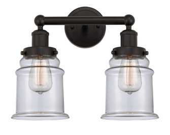 Edison Two Light Bath Vanity in Oil Rubbed Bronze (405|616-2W-OB-G182)
