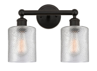 Edison Two Light Bath Vanity in Oil Rubbed Bronze (405|616-2W-OB-G112)