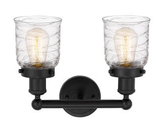Edison Two Light Bath Vanity in Matte Black (405|616-2W-BK-G513)
