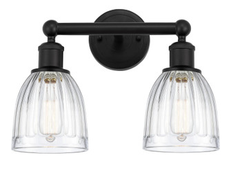 Edison Two Light Bath Vanity in Matte Black (405|616-2W-BK-G442)