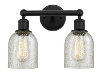 Edison Two Light Bath Vanity in Matte Black (405|616-2W-BK-G259)