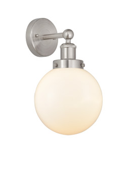 Edison One Light Wall Sconce in Brushed Satin Nickel (405|616-1W-SN-G201-8)