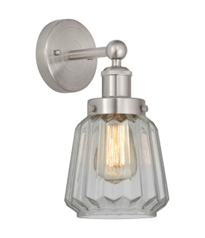 Edison One Light Wall Sconce in Brushed Satin Nickel (405|616-1W-SN-G142)