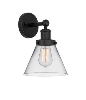 Edison One Light Wall Sconce in Matte Black (405|616-1W-BK-G42)
