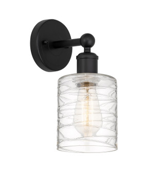 Edison One Light Wall Sconce in Matte Black (405|616-1W-BK-G1113) Edison One Light Wall Sconce in Matte Black (405|616-1W-BK-G1113)