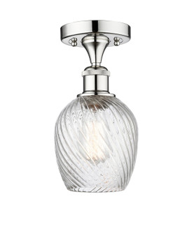 Edison One Light Semi-Flush Mount in Polished Chrome (405|616-1F-PC-G292)