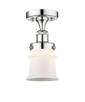 Edison One Light Semi-Flush Mount in Polished Chrome (405|616-1F-PC-G181S)