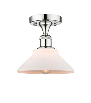 Edison One Light Semi-Flush Mount in Polished Chrome (405|616-1F-PC-G131)