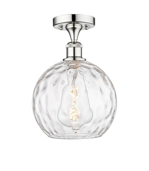 Edison One Light Semi-Flush Mount in Polished Chrome (405|616-1F-PC-G1215-10)