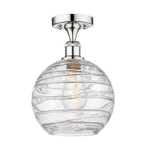 Edison One Light Semi-Flush Mount in Polished Chrome (405|616-1F-PC-G1213-10)