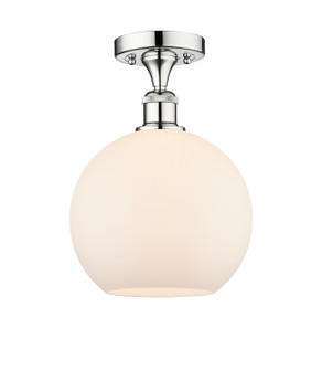 Edison One Light Semi-Flush Mount in Polished Chrome (405|616-1F-PC-G121-10)