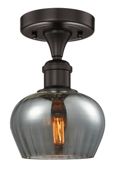 Edison One Light Semi-Flush Mount in Oil Rubbed Bronze (405|616-1F-OB-G93)