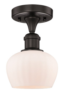 Edison One Light Semi-Flush Mount in Oil Rubbed Bronze (405|616-1F-OB-G91)