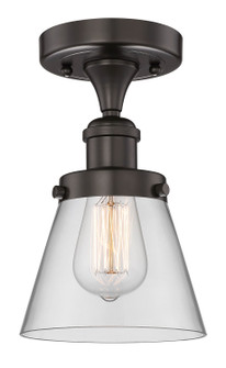 Edison One Light Semi-Flush Mount in Oil Rubbed Bronze (405|616-1F-OB-G62)