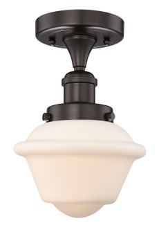 Edison One Light Semi-Flush Mount in Oil Rubbed Bronze (405|616-1F-OB-G531)