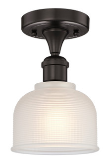 Edison One Light Semi-Flush Mount in Oil Rubbed Bronze (405|616-1F-OB-G411)