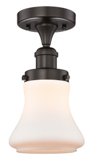 Edison One Light Semi-Flush Mount in Oil Rubbed Bronze (405|616-1F-OB-G191)