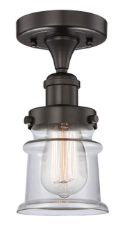 Edison One Light Semi-Flush Mount in Oil Rubbed Bronze (405|616-1F-OB-G182S)