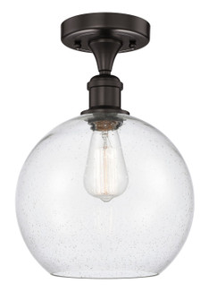 Edison One Light Semi-Flush Mount in Oil Rubbed Bronze (405|616-1F-OB-G124-10)