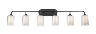 Auralume LED Bath Vanity in Matte Black (405|342-6W-BK-CLW-LED)