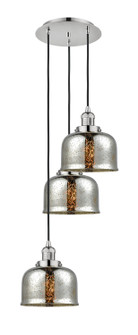 Franklin Restoration Three Light Pendant in Polished Nickel (405|113F-3P-PN-G78)