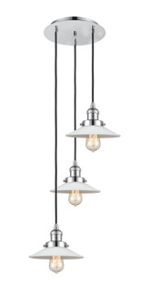 Franklin Restoration Three Light Pendant in Polished Chrome (405|113F-3P-PC-G1)