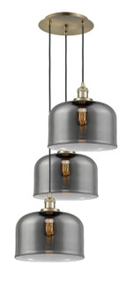 Franklin Restoration Three Light Pendant in Antique Brass (405|113F-3P-AB-G73-L)