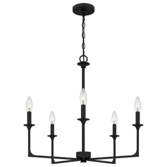 Prescott Five Light Chandelier in Matte Black (10|PRC5026MBK)