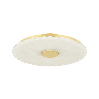 Highland Falls LED Flush Mount in Aged Brass (70|9500-AGB)