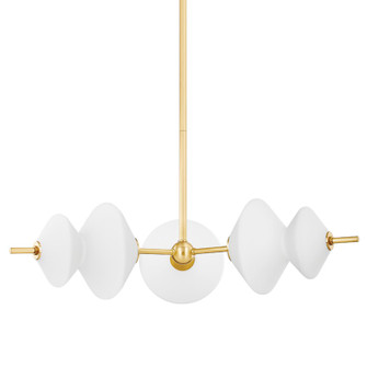 Barrow LED Chandelier in Aged Brass (70|7403-AGB)