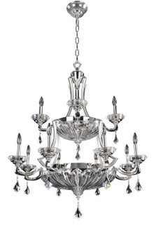 Orecchini 12 Light Chandelier in Two Tone Silver (238|028556-017-FR001)