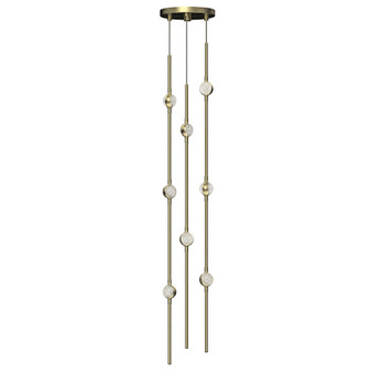 Constellation LED Pendant in Satin Brass (69|2161.38C-S)