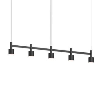 Systema Staccato LED Linear Pendant in Satin Black (69|1785.25-CYL)