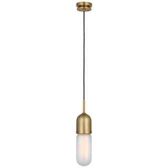 Junio LED Pendant in Hand-Rubbed Antique Brass (268|TOB 5645HAB-FG-1)