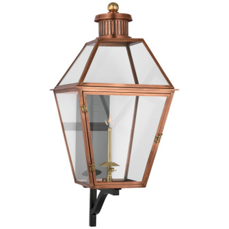 Stratford Gas Gas Wall Lantern in Soft Copper (268|CHO 2456SC-CG)